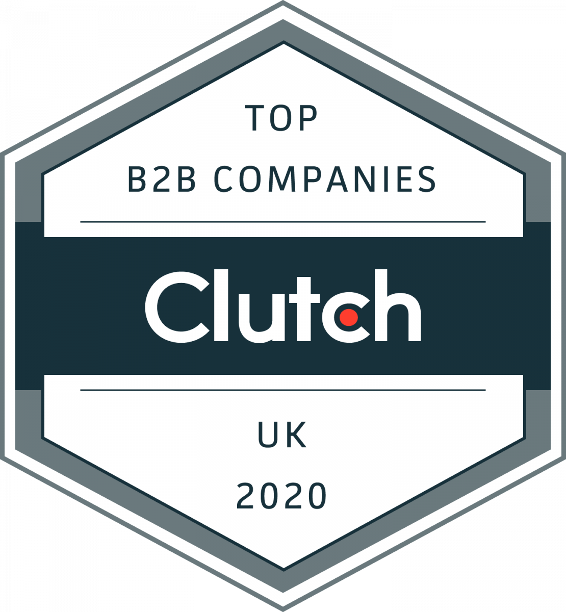 Clutch Leading B2B Company badge - Top B2B services provider